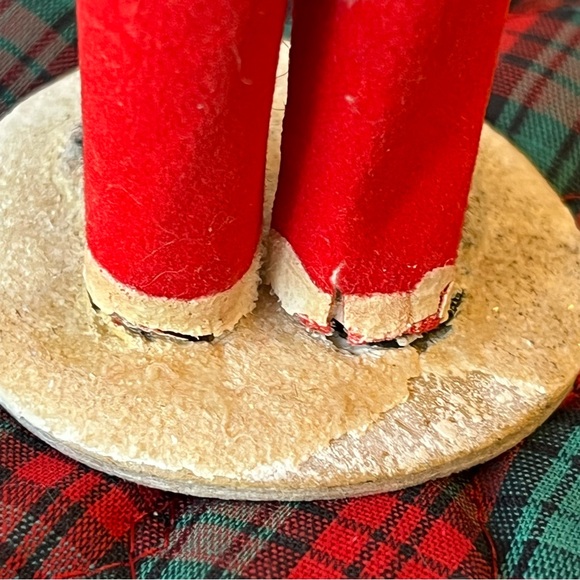Vintage Japan Belsnickel Santa Claus Figurine- Standing on Base St. Nicholas #2 - Picture 15 of 16